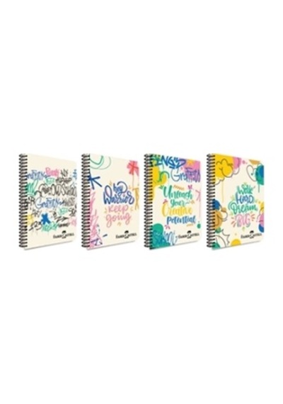 Faber Castell Defter Grafiti Pp Kapak Spiralli 100 Yaprak Kareli 5075000430000