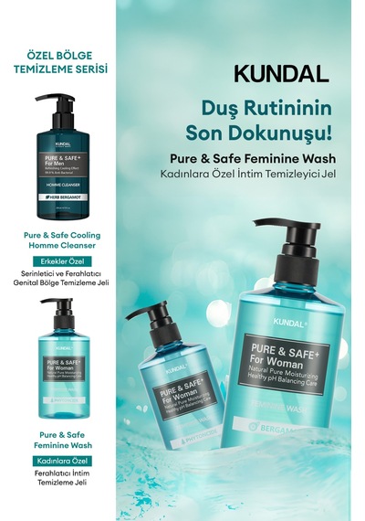 Kadınlara Özel İntim Temizleme Jeli Kundal Feminine Cleanser 300ml Bergamot 98112339
