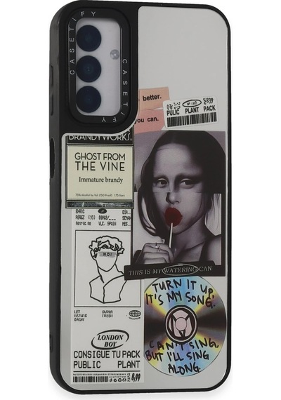 Uray Store Samsung Galaxy Uyumlu  M14 5g Kılıf Mirror Desenli Kapak - Mirror - 2