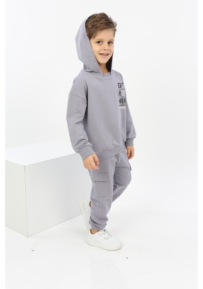 Toontoy Kids Toontoy Erkek Çocuk Explorer Baskılı Eşofman Takım Gri Toontoy Kids Toontoy Erkek Çocuk Explorer Baskılı Eşofman Takım Gri