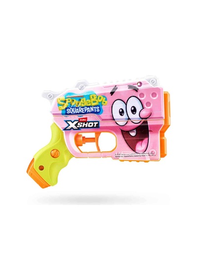X-shot Jr. Sünger Bob Kare Pantolon Fast-fill Su Tabancası - Patrick Ve Spongebob Serisi Çok Renkli