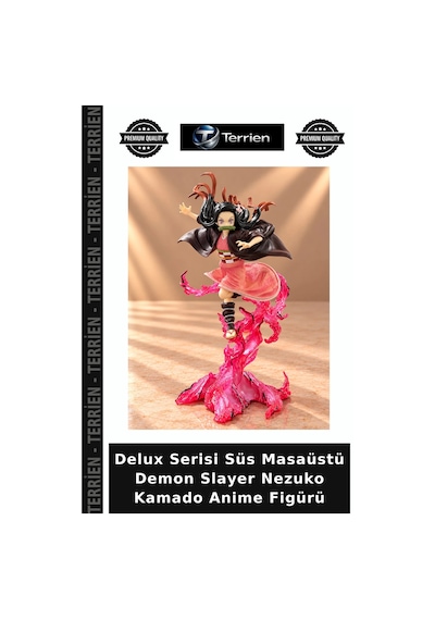 Delux Serisi Süs Masaüstü Demon Slayer Nezuko Kamado Anime Figürü