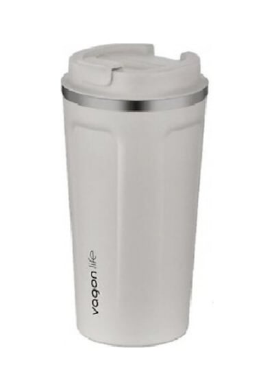 Uzspace Vagonlife 500 Ml Paslanmaz Mug Beyaz Matara