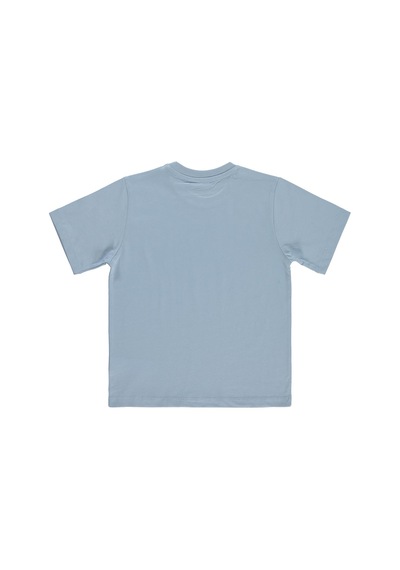 Civil Boys Basic Surf Etiketli 6-9 Yaş Tişört - Mavi Açık İndigo