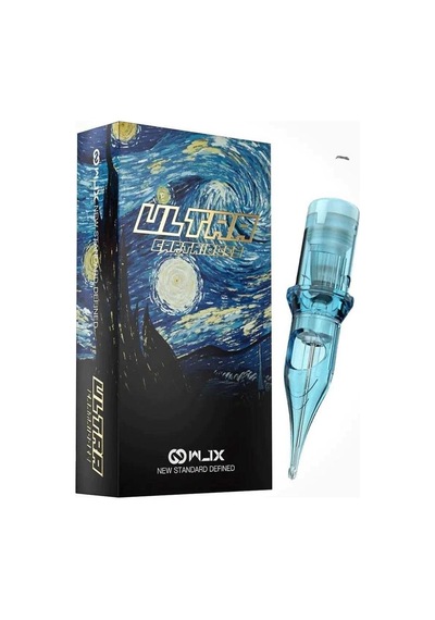 Wjx Ultra Cartridges - 0801 Rl Round Liner Long Taper - Kartuş Dövme İğnesi