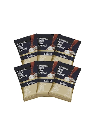 Shazel Kaymaklı  Hazır Türk Kahvesi 6 x 100 G