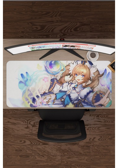 Barbara Genshin Impact Anime Gacha V5 - 90x40 Xxl Gaming Mouse Pad Fare Altlığı