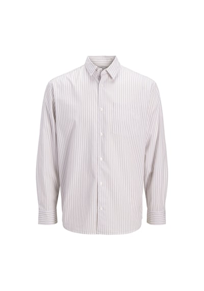 Jack & Jones Erkek Relaxed Fit Çizgili %100 Organik Pamuk Gömlek - Cole - 12288660 Çok Renkli