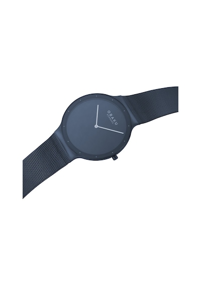 Obaku Denmark V307gxllml Quartz Hasır Lacivert Safir Cam 40 Mm Erkek Kol Saati Lacivert