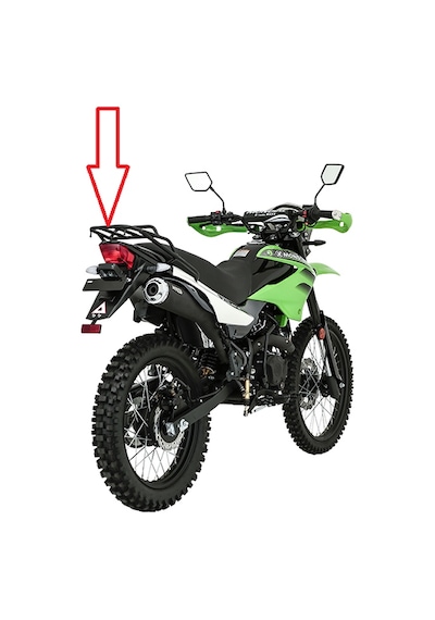 Mondial X-treme 150 200 Arka Port Bagaj Çanta Demiri