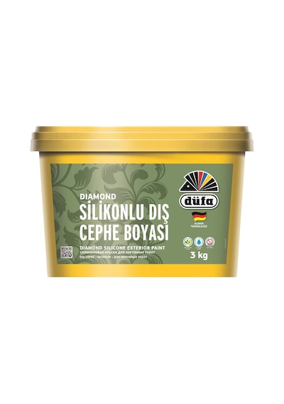 Düfa Diamond Silikonlu Dış Cephe Boyas 3 KG