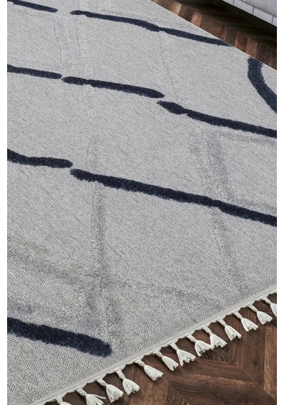 Eko Halı Terazzo Trz 03 Navy İskandinav Modern Halı