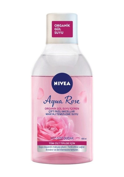 Micellair Gül Suyu Içeren Çift Fazlı Makyaj Temizleme Suyu 400 Ml