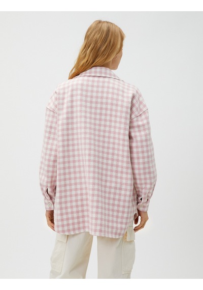 Koton Oversize Oduncu Gömleği Cepli Düğmeli Pembe Desenli 3sak60158pw 3SAK60158PW2D5 Pembe Desenli Koton Oversize Oduncu Gömleği Cepli Düğmeli Pembe Desenli 3sak60158pw 3SAK60158PW2D5 Pembe Desenli