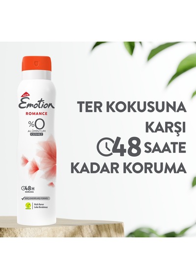 Emotion Romance Kadın Sprey Deodorant 150 ML + Blade Self Confidince Erkek Sprey Deodorant 150 ML+ Duru Jasmin & Amber Duş Jeli 450 ML