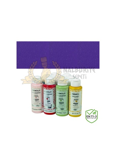 Permolit Multi-Surface Akrilik Hobi Boyası Mor 120 Ml.