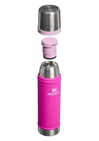 Stanley Klasik Vakumlu Çelik Termos 0,60 Lt Violet Blossom