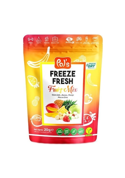 Pol's Freeze Fresh Dondurularak Kurutulmuş Fruit Mix 20 Gr 20 G
