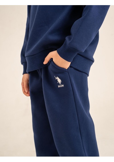 U.S. Polo Assn. Civil Girls 4-8 Yaş Eşofman Takımı - Lacivert