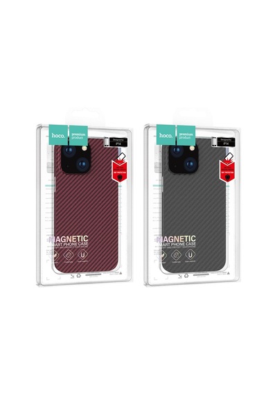 Hoco Apple Uyumlu iPhone 14 Pro 6.7 Kılıf Manyetik Magsafeli Darbe Emici Tele