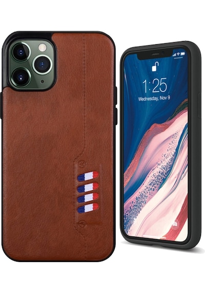 Apple Uyumlu iPhone 12 / 12 Pro Kilif Busy Deri Arka Kapak 514449820