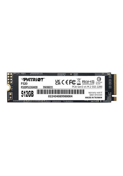 Patrıot 512gb P320 P320p512gm28 3000- 2200mb/s M2 Nvme Gen3 Disk-210947