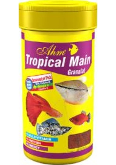 Ahm Tropical Main Ganulat Balık Yemi 250 Ml