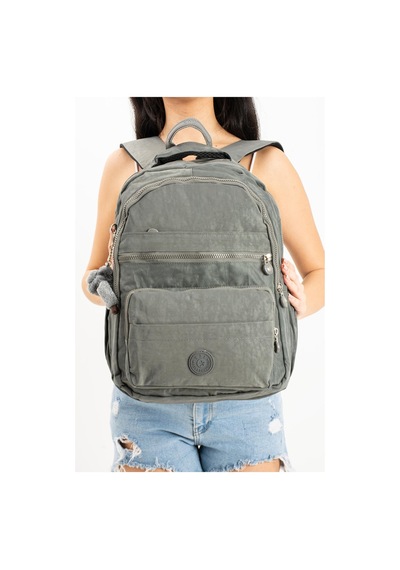 Ultra Hafif Çok Cepli Orta Boy Sırt Çantası Unisex Gri Model: 571-3e - Gri
