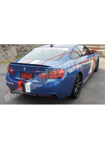 Bmw 4 Serisi Difüzörü Bmw F32 Dıfuzoru M Performance Mat Siyah