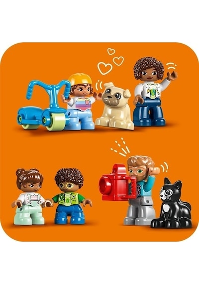 LEGO® DUPLO® Kasabası 3’ü 1 Arada Aile Evi 10994 3+ Eğitici Oyuncak Yapım Seti - 218 Parça