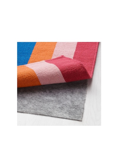 Ikea Halved El Dokuması Halı 170 X 240 Cm Kırmızı - Pembe - Turuncu - Mavi - Sarı Çok Renkli