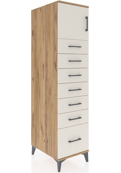 Kronos Dolap Tek Raflı 7 Çekmeceli Tek Kapaklı 44x59x182 Çam-aytaşı Atlas Çam Kronos Dolap Tek Raflı 7 Çekmeceli Tek Kapaklı 44x59x182 Çam-aytaşı Atlas Çam