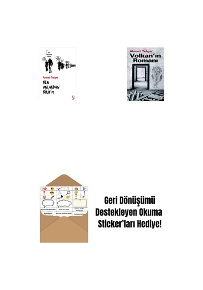 Ben Onlardan Biriyim + Volkan'ın Romanı + Okuma Sticker'ları