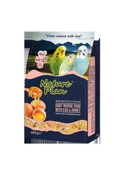Nature Plan Baby Ballı Yumurtalı Yavru Muhabbet Kuşu Yemi 400 G