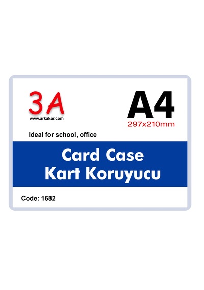 A4 Card Koruyucu 3a 1682 10lu Pk.