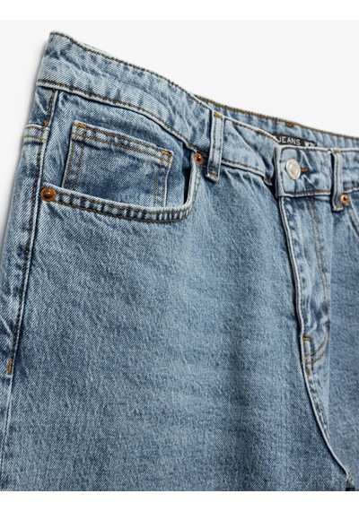 Koton Normal Bel Pamuklu Tapered Fit Jean Pantolon - Joe Jean Açık İndigo 5sam40111nd Açık İndigo Koton Normal Bel Pamuklu Tapered Fit Jean Pantolon - Joe Jean Açık İndigo 5sam40111nd Açık İndigo