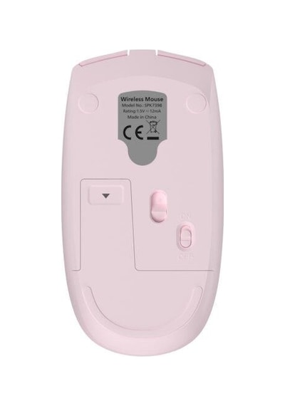 Philips Uyumlu  Spk7398p Kablosuz 1600dpı Sessiz Optik Mouse Pembe Diğer
