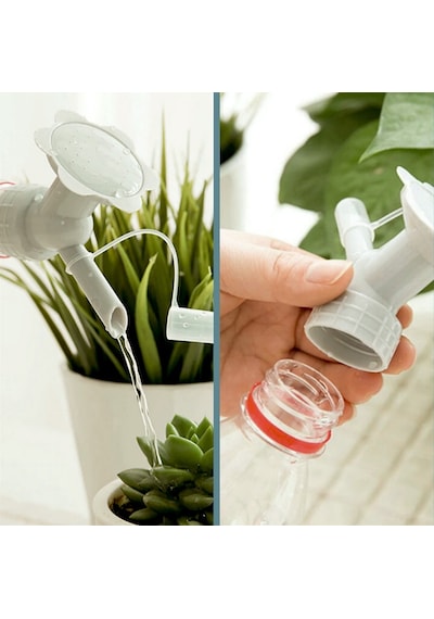 Omeniv Bonsai Bitki Çiçek Sulama Ucu 2 Uçlu Cam Şişelerle Uyumlu