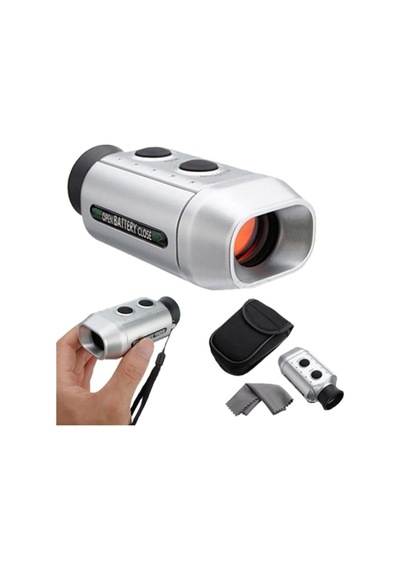 Dijital Mesafe Ölçer 7x18 Golf Range Finderscope 1000 Mt Siyah