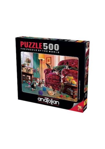 Puzzle - Şımarık Kediler / 500 Parça Puzzle, 3632