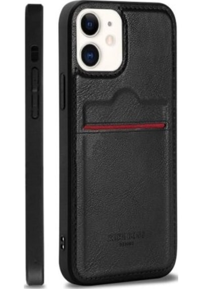 Desingshop Apple Uyumlu iPhone 11 Kartlikli Deri Kilif Siyah Dsg124875 563622922