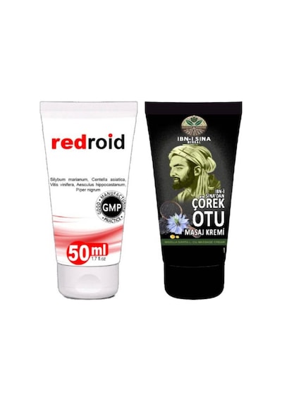 Redroid Rahatlatıcı Bakım Kremi 50 Ml+ibn-i Sina Çörek Otu Kremi 50 Ml