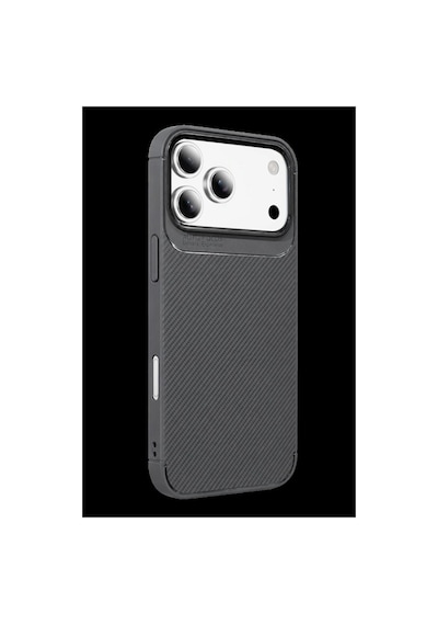 Newface Apple iPhone Uyumlu 18 Pro Auto Focus Karbon Kapak - Gri