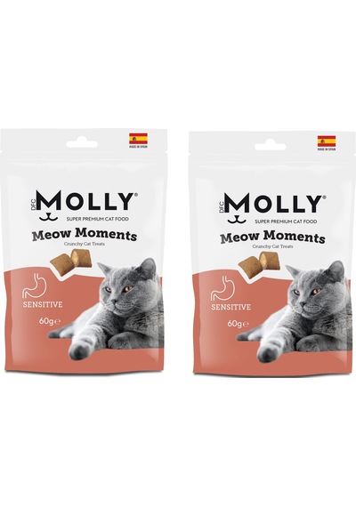 Molly Meow Moments Sensitive Hassas Kediler İçin Ödül Maması 60 G X 2 Adet