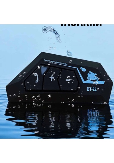 Motosiklet Kask Bluetooth 5.0 Kulaklığı Intercom Konuşma Ve Müzik Dinleme, Su Sıçramalarına Dayanı