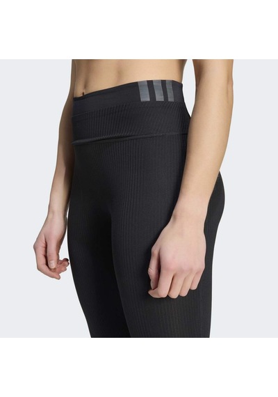 Adidas Kq5810 All Me Rıb L Kadın Spor Tayt Siyah