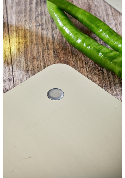Cooker Paslanmaz Çelik Silikonlu Kesim Panosu 34x24 Cm Ckr3581 Gümüş
