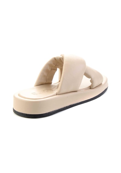 Bambi Beyaz Leather Kadın Terlik K04507430003 Beyaz
