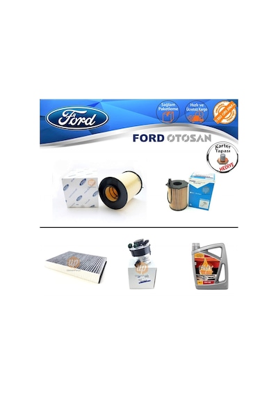 Ford Focus 2 Uyumlu 1.6 Tdci Dizel Filtre Bakım Seti 2008-2011