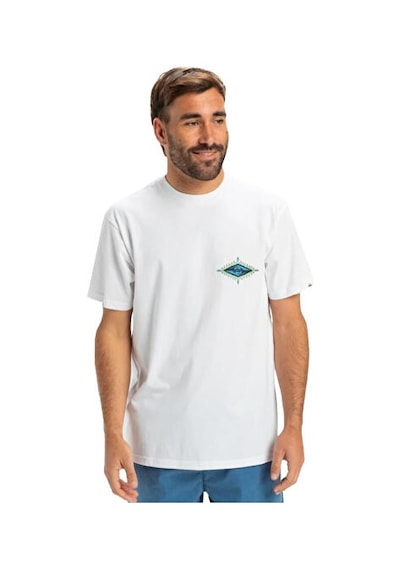 Quiksilver Ev Beach Blast Ss Erkek Günlük Tişört Eqyzt08046-908 Beyaz Beyaz